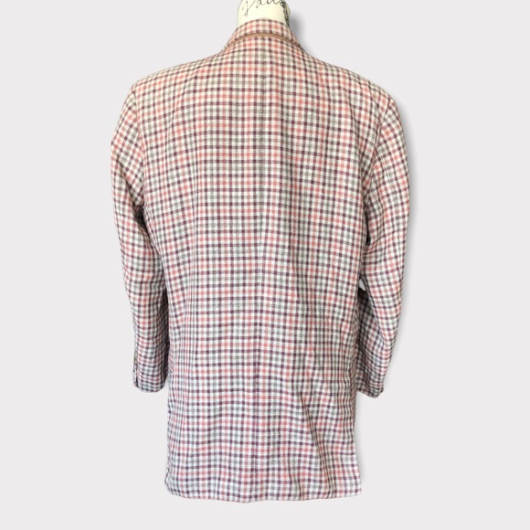 Oversized Italian Wool Silk and Linen Blazer Women’s Large - Picture 4 of 10
